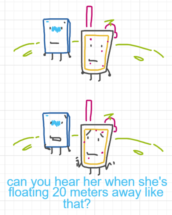 A panel from Ready Oar Knot, episode three of the Board Boards object show by Furretwalk/WalkingFurret.